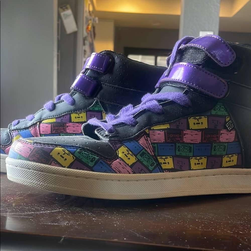 Rare vintage out of print 2006 cassette tape Real TUK shoes High-Top Sneakers